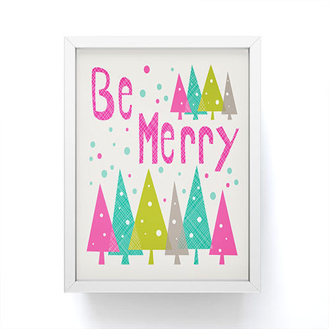 Heather Dutton Be Merry Framed Mini Art Print