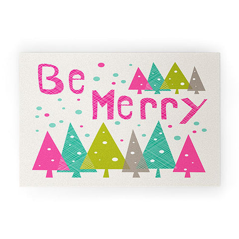 Heather Dutton Be Merry Welcome Mat