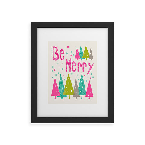 Heather Dutton Be Merry Framed Art Print