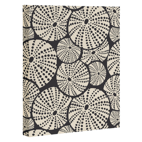 Heather Dutton Bed Of Urchins Charcoal Ivory Art Canvas