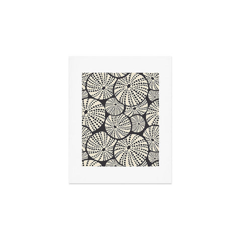Heather Dutton Bed Of Urchins Charcoal Ivory Art Print