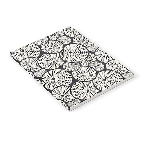 Heather Dutton Bed Of Urchins Charcoal Ivory Notebook