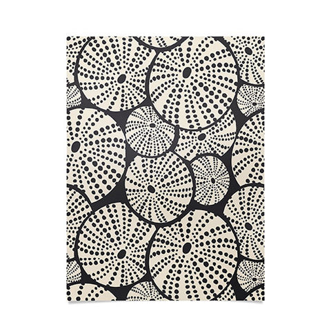 Heather Dutton Bed Of Urchins Charcoal Ivory Poster