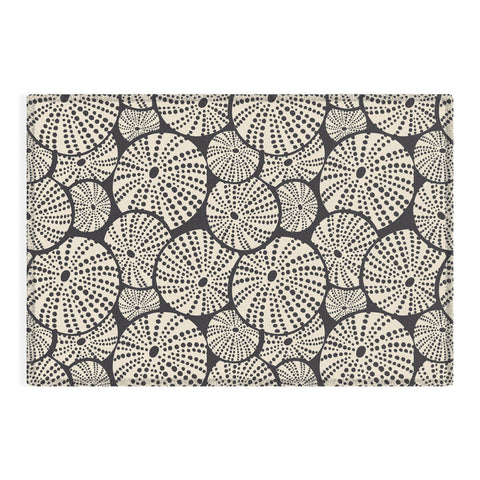 Heather Dutton Bed Of Urchins Charcoal Ivory Outdoor Rug