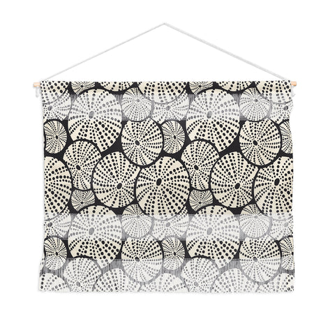 Heather Dutton Bed Of Urchins Charcoal Ivory Wall Hanging Landscape