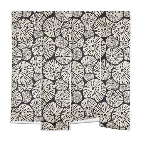 Heather Dutton Bed Of Urchins Charcoal Ivory Wall Mural