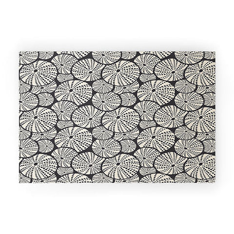Heather Dutton Bed Of Urchins Charcoal Ivory Welcome Mat