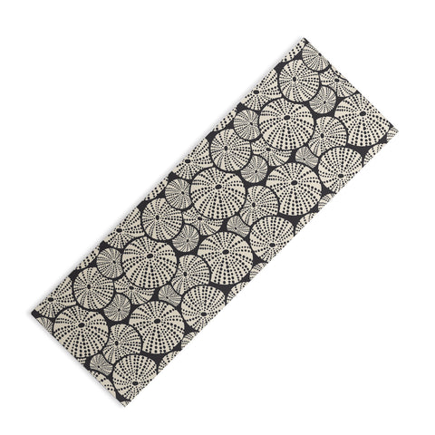Heather Dutton Bed Of Urchins Charcoal Ivory Yoga Mat