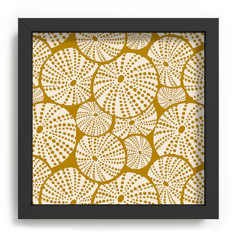 Heather Dutton Bed Of Urchins Gold Ivory Recessed Framing Square