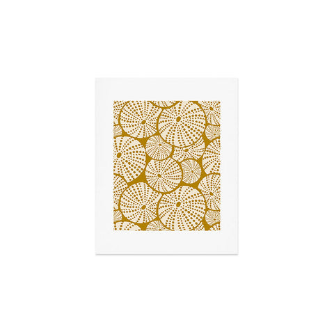 Heather Dutton Bed Of Urchins Gold Ivory Art Print