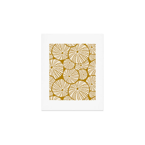 Heather Dutton Bed Of Urchins Gold Ivory Art Print