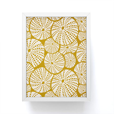 Heather Dutton Bed Of Urchins Gold Ivory Framed Mini Art Print