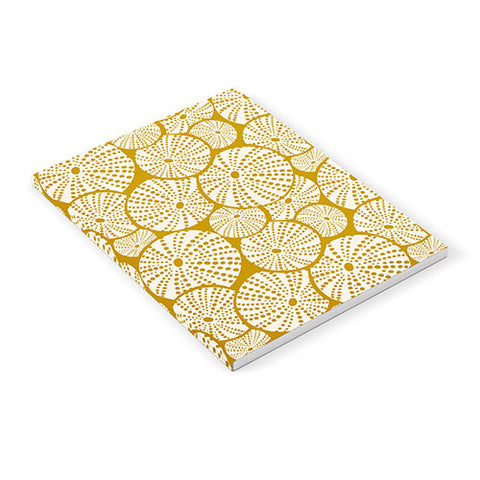 Heather Dutton Bed Of Urchins Gold Ivory Notebook
