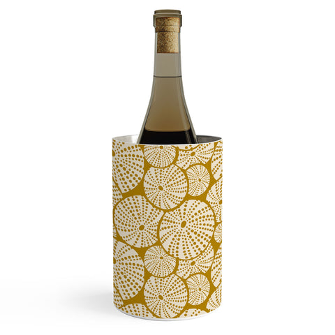 Heather Dutton Bed Of Urchins Gold Ivory Wine Chiller