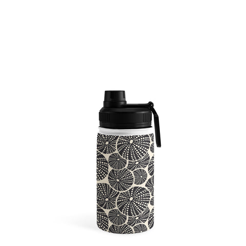 Heather Dutton Bed Of Urchins Ivory Charcoal Water Bottle