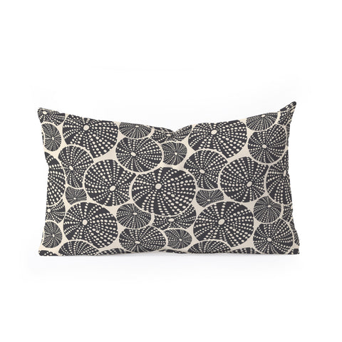 Heather Dutton Bed Of Urchins Ivory Charcoal Oblong Throw Pillow