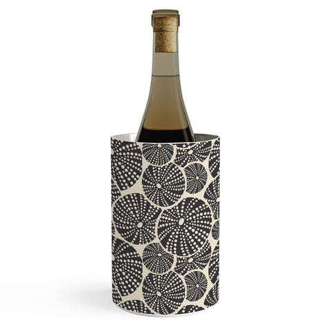 Heather Dutton Bed Of Urchins Ivory Charcoal Wine Chiller