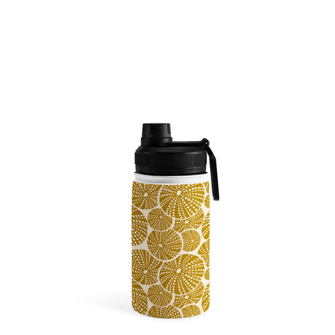 Heather Dutton Bed Of Urchins Ivory Gold Water Bottle