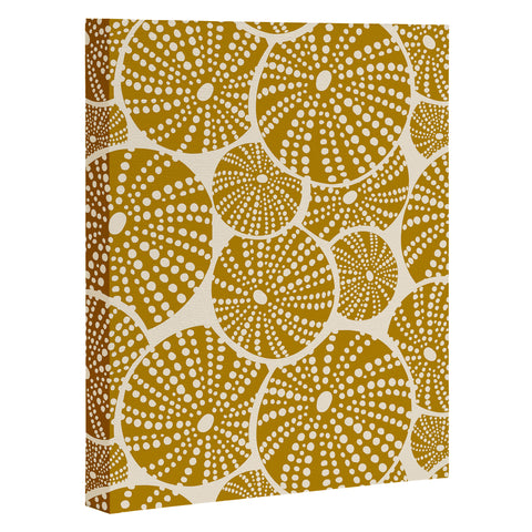 Heather Dutton Bed Of Urchins Ivory Gold Art Canvas