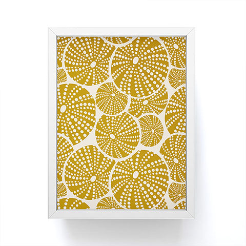 Heather Dutton Bed Of Urchins Ivory Gold Framed Mini Art Print