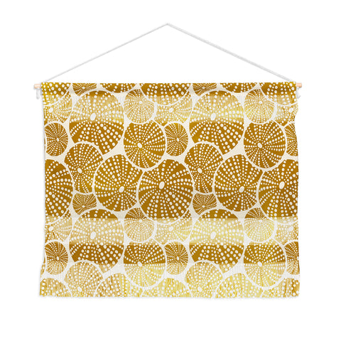 Heather Dutton Bed Of Urchins Ivory Gold Wall Hanging Landscape