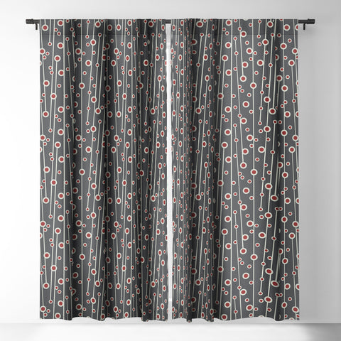 Heather Dutton Berry Branch Blackout Window Curtain