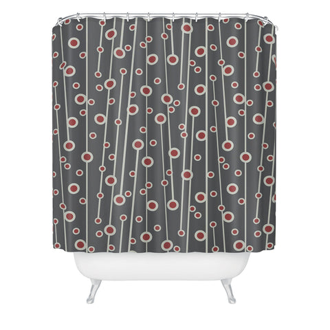 Heather Dutton Berry Branch Shower Curtain