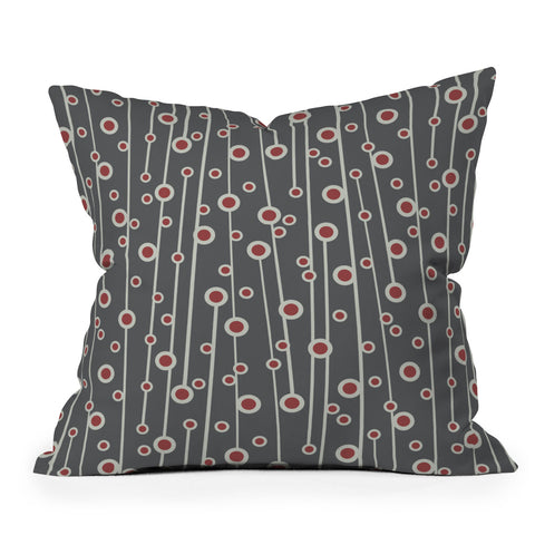 Heather Dutton Berry Branch Throw Pillow
