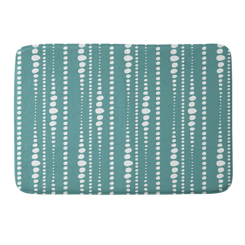 Heather Dutton Bestrewn Lagoon Memory Foam Bath Mat