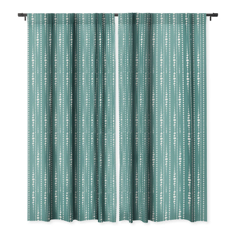 Heather Dutton Bestrewn Lagoon Blackout Window Curtain
