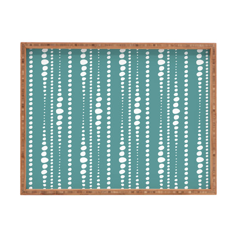 Heather Dutton Bestrewn Lagoon Rectangular Tray
