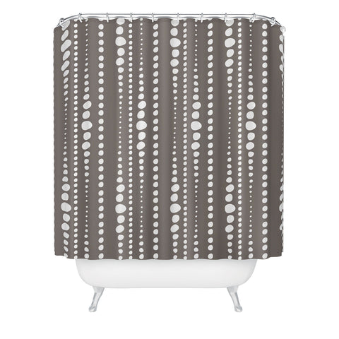 Heather Dutton Bestrewn Stone Shower Curtain