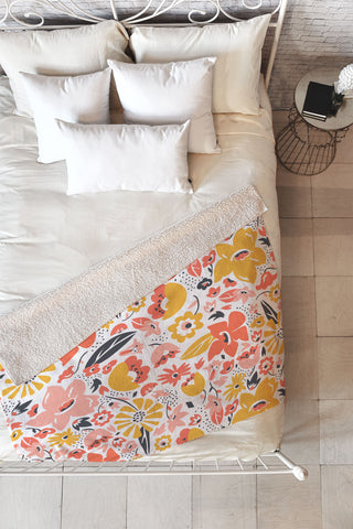 Heather Dutton Betty Fleece Throw Blanket