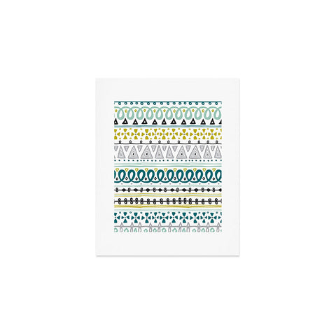 Heather Dutton Boho Market Stripe Art Print