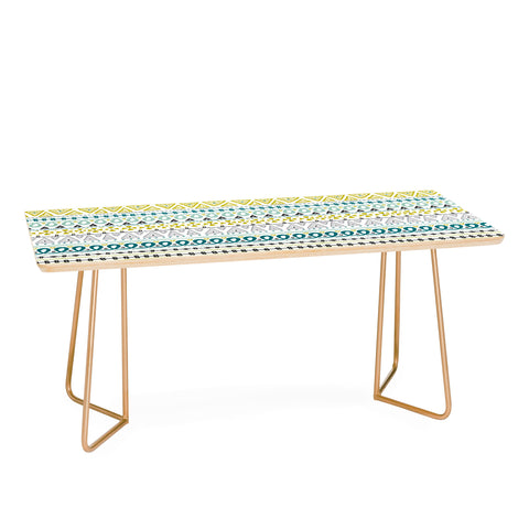 Heather Dutton Boho Market Stripe Coffee Table