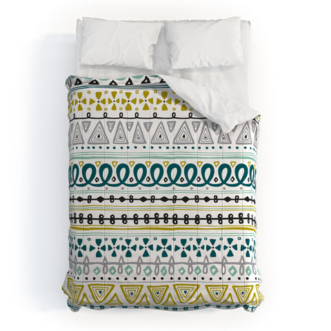 Heather Dutton Boho Market Stripe Comforter