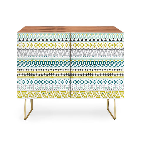 Heather Dutton Boho Market Stripe Credenza