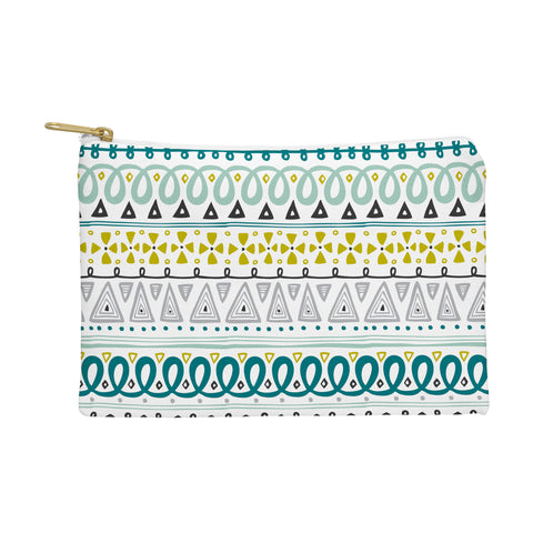 Heather Dutton Boho Market Stripe Pouch
