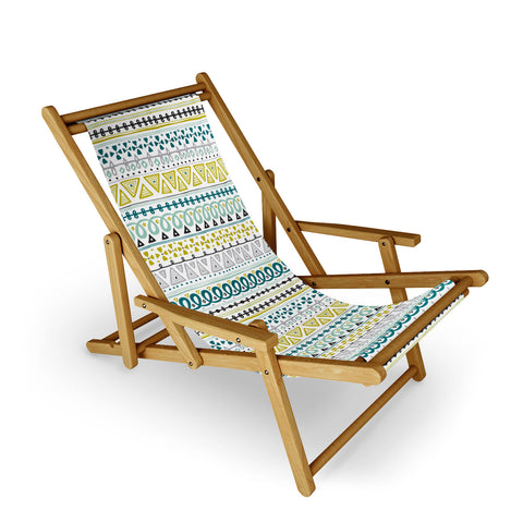 Heather Dutton Boho Market Stripe Sling Chair
