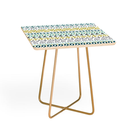 Heather Dutton Boho Market Stripe Side Table