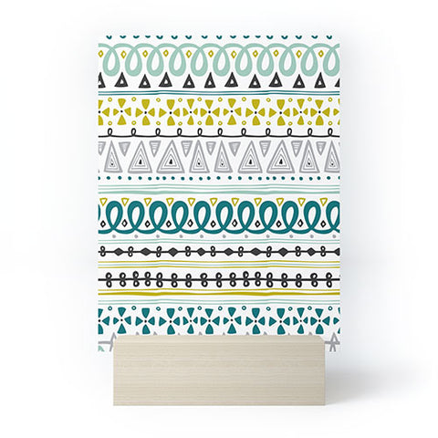 Heather Dutton Boho Market Stripe Mini Art Print