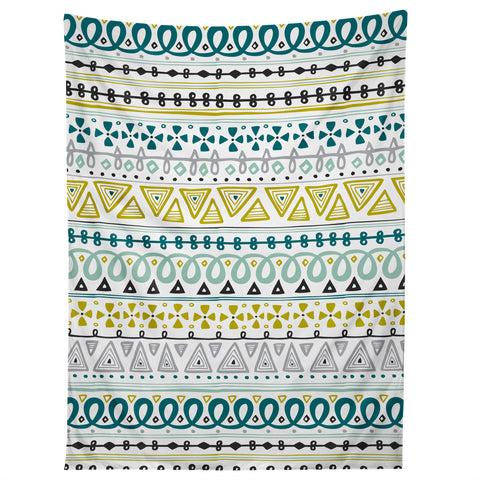 Heather Dutton Boho Market Stripe Tapestry