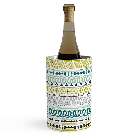 Heather Dutton Boho Market Stripe Wine Chiller