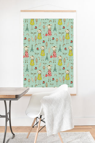 Heather Dutton Bonjour Lapin Art Print And Hanger