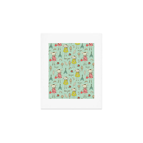 Heather Dutton Bonjour Lapin Art Print