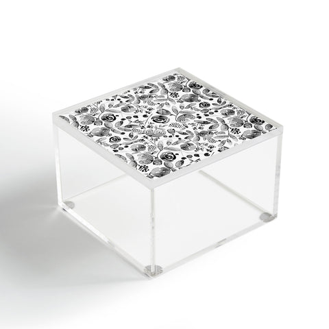 Heather Dutton Bountiful Bouquet Black Acrylic Box