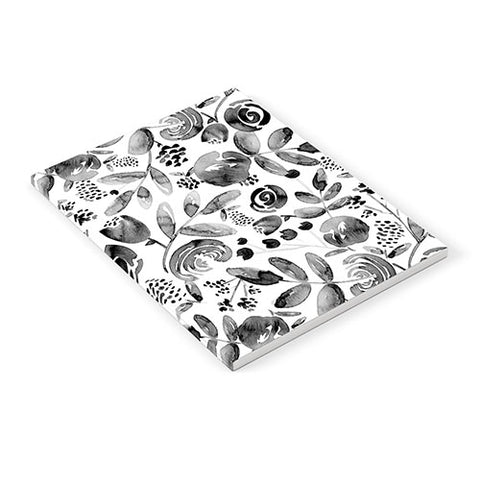 Heather Dutton Bountiful Bouquet Black Notebook