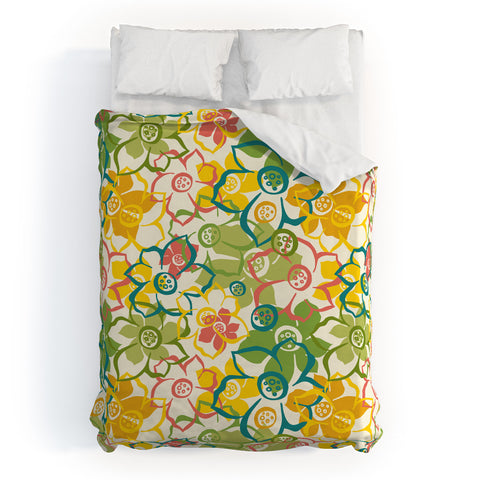 Heather Dutton Bouquet Duvet Cover