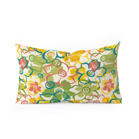 Heather Dutton Bouquet Oblong Throw Pillow