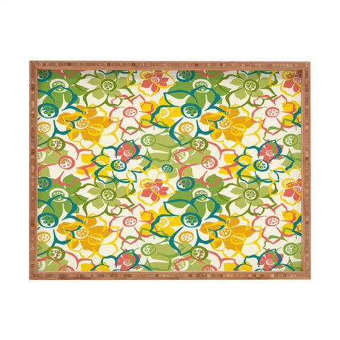 Heather Dutton Bouquet Rectangular Tray